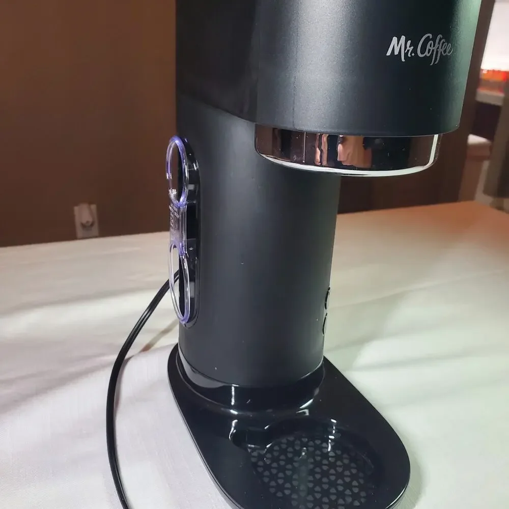 Mr Coffee Iced and Hot Single Serve Coffee Maker Black K Cup Pod Machine